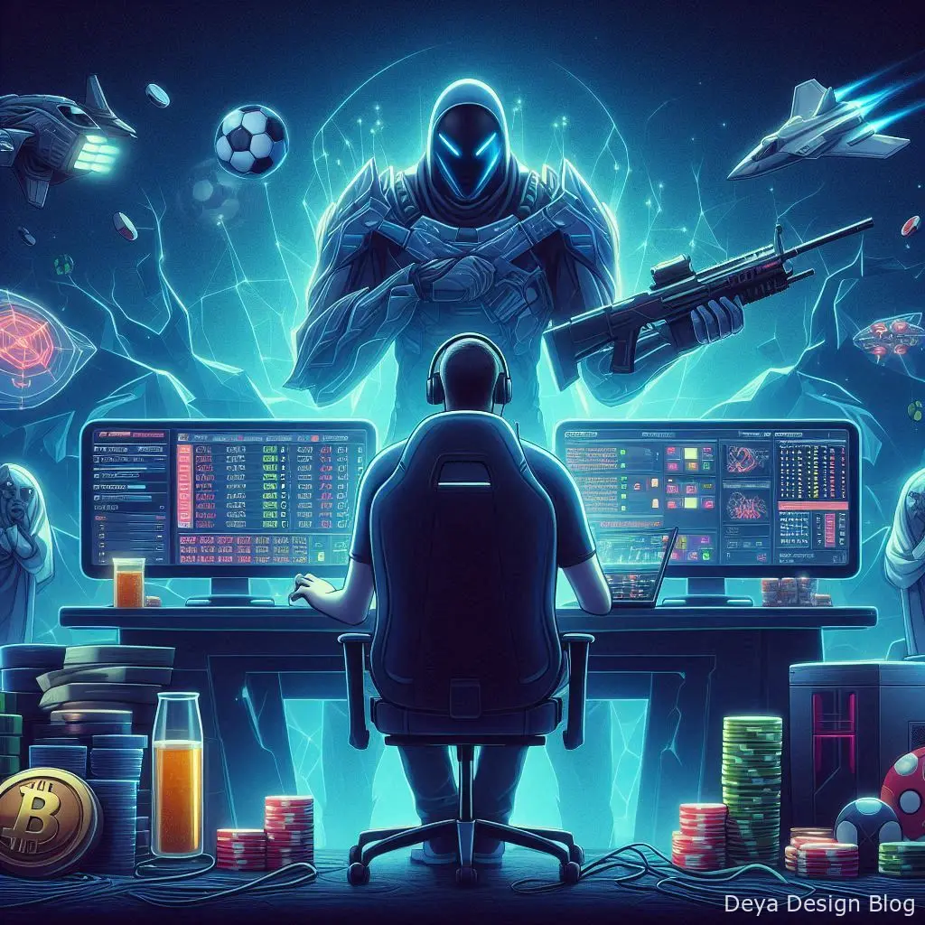 Man relaxing in art gallery while sitting on stool in front of white wall with drawings. Art gallery concept